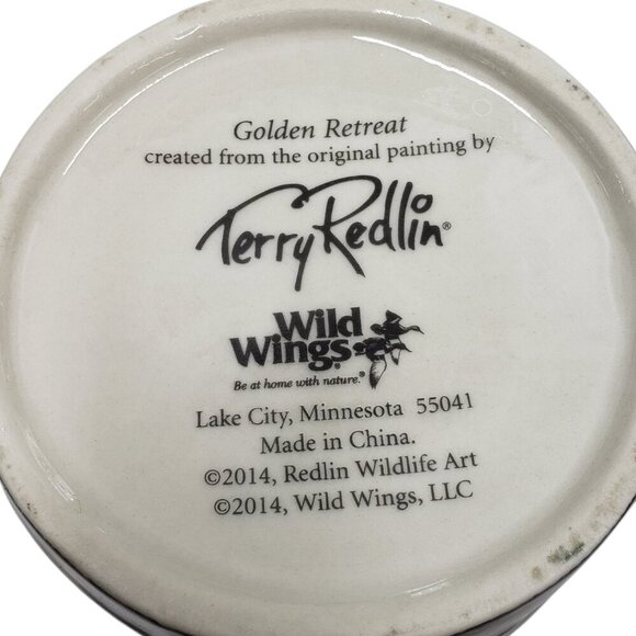 Wild Wings Terry Redlin Golden Retreat Cabin Sculpted Mug 2014 16 oz - Picture 8 of 10